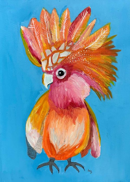 Galah Student artwork of a galah