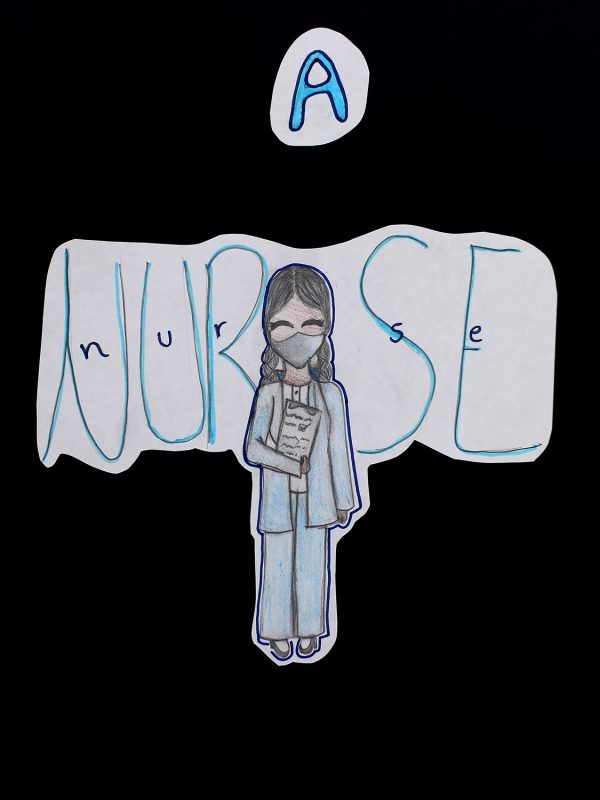 Student artwork of a future nurse