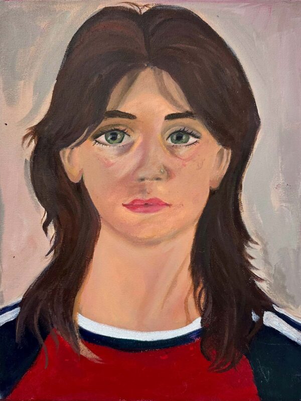 Wax Honey Student artwork of a portrait of a girl