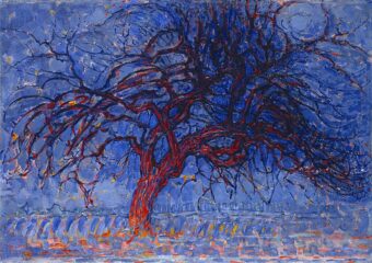 by Piet Mondrian, circa 1908-1910. Oil on canvas.
Height: 70 cm Width: 99 cm
Part of the Kunstmuseum Den Haag collection Piet Mondrian painting Red Tree