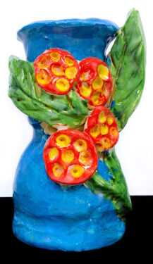 Student artwork of a ceramic vase