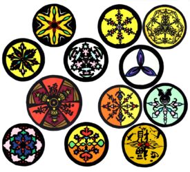 Student artwork of a mandala