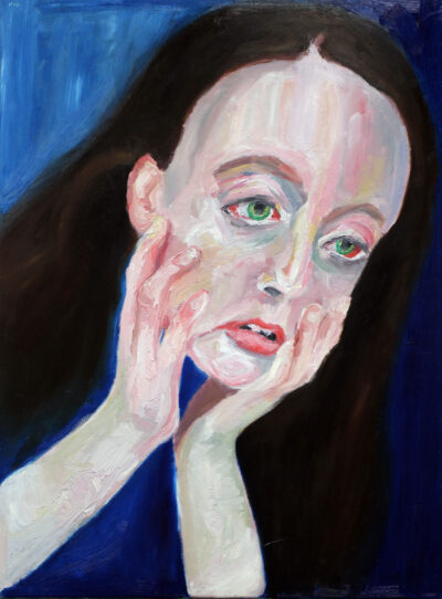 Student artwork of a portrait