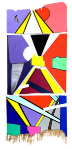 Student artwork of a collage