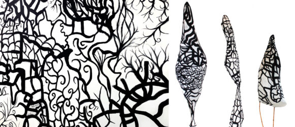 Student abstract artwork