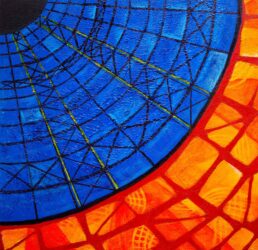 Student artwork of the Melbourne Central shot tower