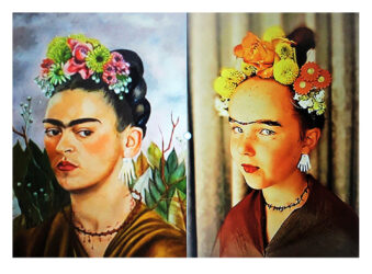 Digital image, mixed class project by Anna Wood, Daniel Marshall, Immy Clifford and Thomas O’Halloran, Christian College Geelong Student recreations of life imitating art