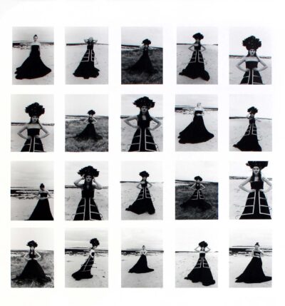 Photography by Madeleine Bradbeer, Year 12, The Hamilton and Alexandra College Photograph series of a girl in a headdress