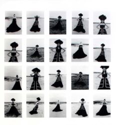 Photography by Madeleine Bradbeer, Year 12, The Hamilton and Alexandra College Photograph series of a girl in a headdress