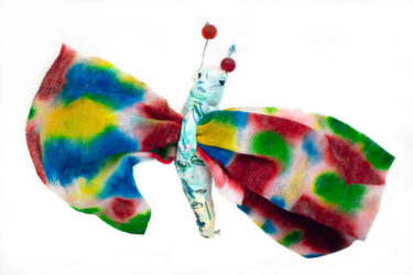 Mixed Media by Ethan Cheng, Year 1, Kilvington Grammar School Student artwork of a butterfly