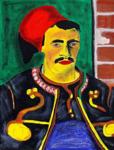 Acrylic on Canvas by Adem Turgut, Year 7, Sirius College Student artwork inspired by Van Gogh