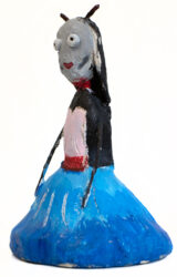 Earthenware with Acrylic Paint by Amelia Takle, Year 8, Kilvington Grammar School Student artwork of a sculpture