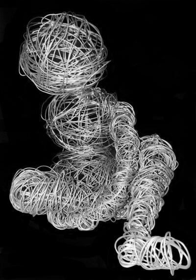 Wire Sculpture by Kayleigh Jordan, Year 9, Cathedral College Wangaratta Student artwork of a wire sculpture