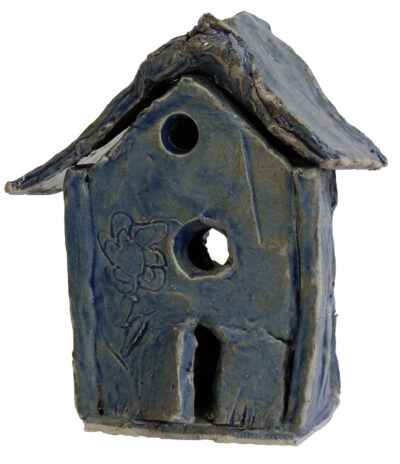 Glazed Ceramic by Lucinda Turville, Class 3, Ballarat Steiner School and Kindergarten Student artwork of ceramic house lantern