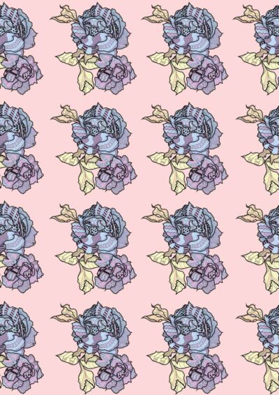 Digital Illustration by Alliah Manguiat, Year 11, Hillcrest Christian College Student artwork of flowers