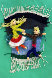 Weaving and Mixed Media by Ben Jowett-Smith, Year 5, Melbourne Montessori School Student artwork of weaving mixed media