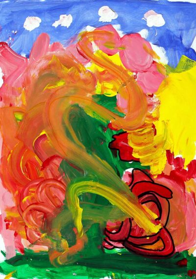 Acrylic on Paper by Clara Papamarkou, Year 1/2, Ruyton Girls’ School Abstract student artwork