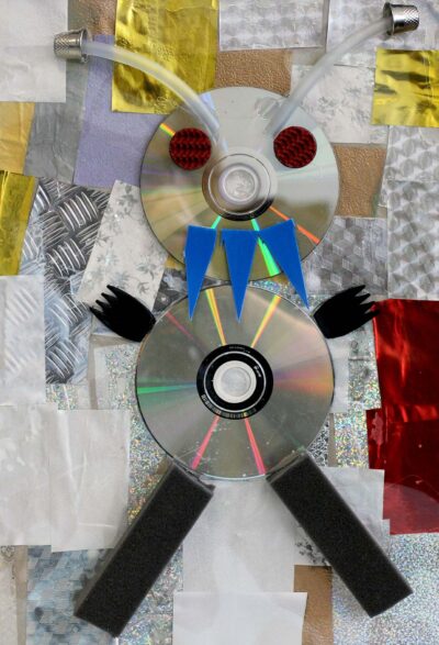 Mixed Media Collage by Oskar Petrov, Prep, Trinity Grammar School, Kew Student artwork of