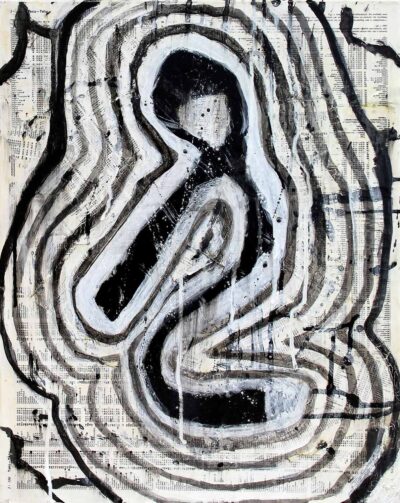 Mixed Media on Canvas by Nicholas Mitrevski, Year 6, Trinity Grammar School, Kew Student artwork of