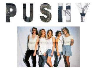 Mirrored Perspex by Meg Thurston, Year 12, Highview College Student artwork of a group of confident girls