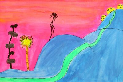 Student artwork of