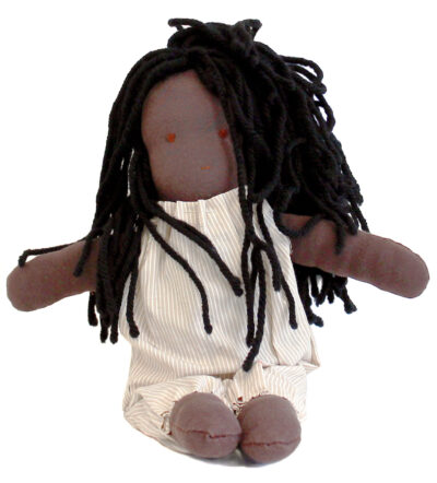 Cotton and Wool by Carolina Cocchis, Class 6, Sophia Mundi Steiner School Student artwork of a handmade doll