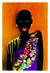 Digital Image (Mixed Media on Paper) by Aleisha Simpson, Year 10, Trinity Lutheran College Student artwork of portrait in mixed media