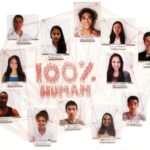 Student artwork of different kinds of people