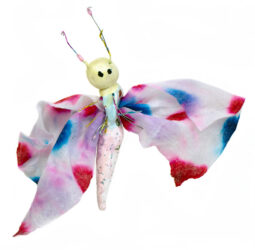 Mixed media by Charlotte Ignasiak, Year 2, Kilvington Grammar School Student artwork of a butterfly