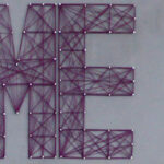 String and wood, Jessica Armstrong, Year 12, Lakeside Lutheran College Student artwork of a weaving