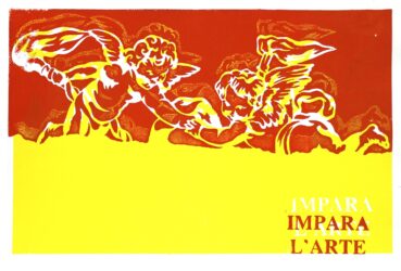 Print on paper from the Education Department, Castello di Rivoli Contemporary Art Museum, Turin Italy Artwork