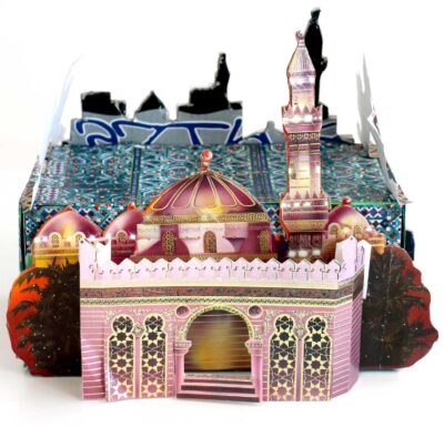 Mixed media by Shaza Illyas, Year 7, Al-Taqwa College Student artwork of a model mosque