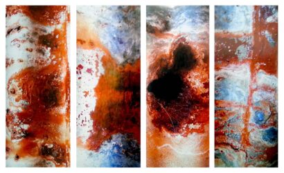 Digital photograph by Mel Burge, Year 12, Ballarat Clarendon College Student artwork of papered walls