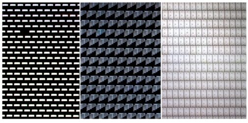 Photographic print on polycarbonate by Isabel Burgess, Year 12, Ballarat Clarendon College Student artwork of repetitive objects