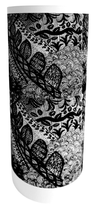 Marker on paper by Fiona Xia, Year 9, Korowa Anglican Girls’ School Student artwork of a zentangle