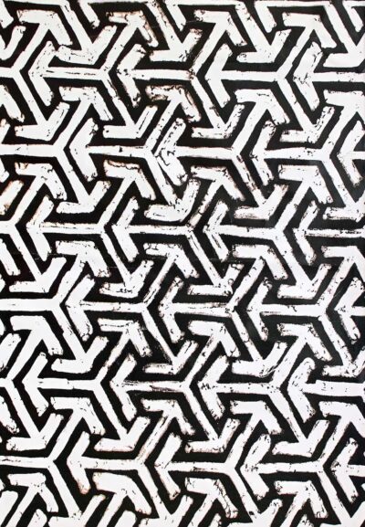 Photogram design by Gabbie Schiavello, Year 9, Preshil – The Margaret Lyttle Memorial College Student artwork of 3D drawn arrows