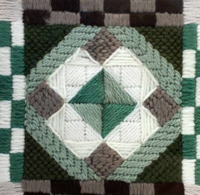 Embroidery on canvas by Eve Plummer, Year 7, St Catherine’s School Student artwork of embroidery