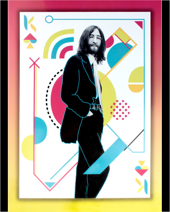Student artwork of The Beatles