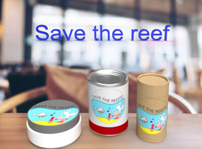 Digital print on paper by Meher Sidhu, Year 7, The Knox School Student artwork of product packaging