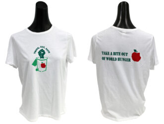 Screen printing on T-shirt by Kayla Saunter, Year 7, The Knox School Student artwork of a screen printed t-shirt