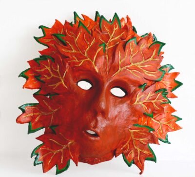 Clay by Ally Jackson, Year 9, Ivanhoe Girls’ Grammar School Student artwork of a clay mask