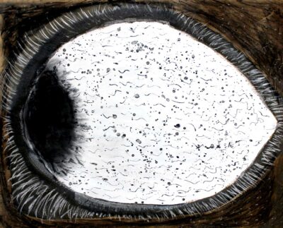 Mixed media by Benjamin Sheiman, Year 11, The King David School Student artwork of an eye