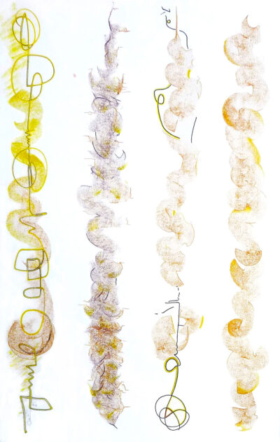 Student abstract artwork