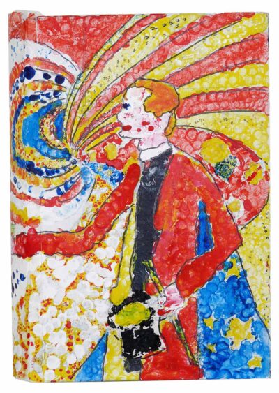 Acrylic on board by Marcus Ham, Year 8, Flinders Christian Community College Student artwork of an artist in profile