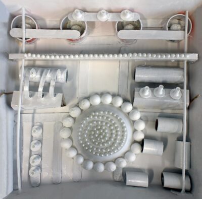 Mixed media by Nadia Nadia, Year 9, Hume Anglican Grammar Student sculpture in white