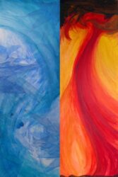 Student abstract artwork