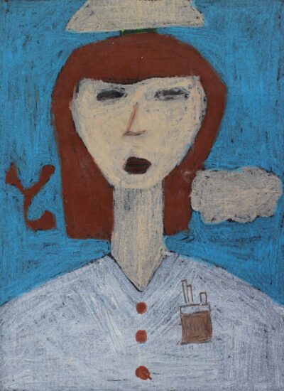 Oil pastel on paper, Alisha Dalip, Year 5, Sirius College β Scientist Student artwork of a future scientific career