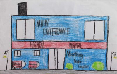 Coloured pencils on paper, Rajbir Singh, Year 6, Sirius College – Doctor Student artwork of a future medical career