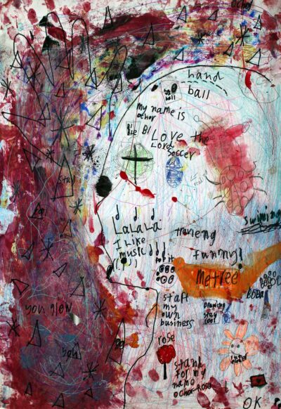 Mixed media on paper, Ochor Kirby, Year 3, Son Centre Christian College β Artist Student artwork of a future career