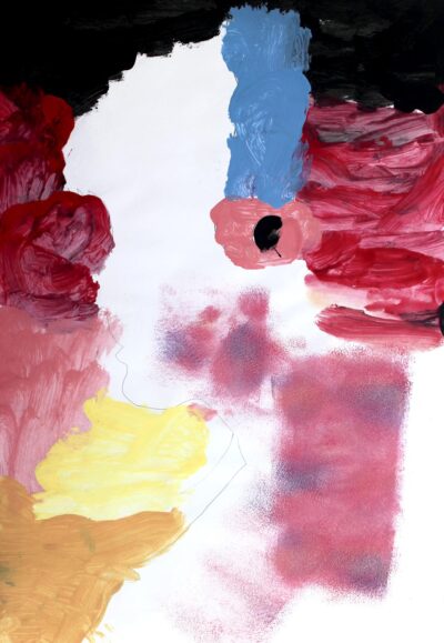 Acrylic paint on paper, Caleb Stewart, Year 3, Son Centre Christian College β Athlete Student artwork of a future career